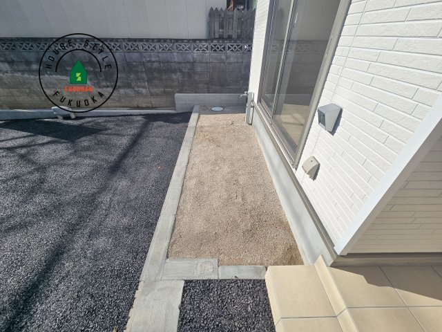 小郡市小郡第22-2棟（1号棟）の庭|お庭で自由な時間を過ごせます。