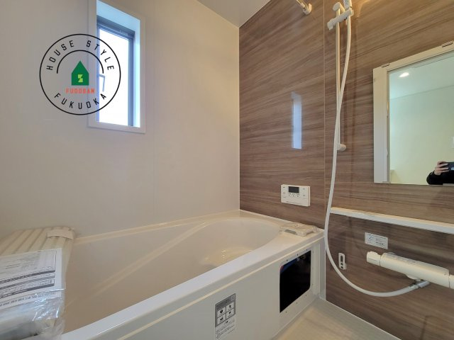 福岡市西区今宿東3丁目第10-6棟(6号棟)の内観：施工例|浴室は一日の疲れを癒す場所だから、家族みんながゆったりできる快適設計。追い炊き機能付きオートバス。安定した温度で、いつでも快適に入浴できます。