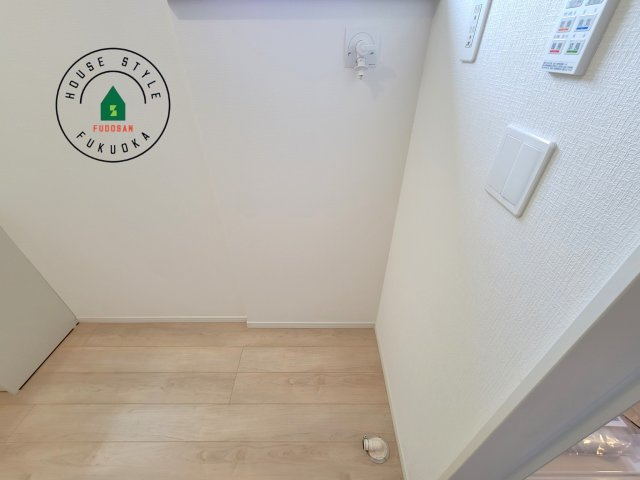 福岡市西区今宿東3丁目第10-6棟(6号棟)の内観：施工例|ランドリースペースは広さもたっぷり。