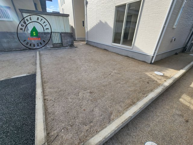 福岡市西区今宿東3丁目第10-6棟(5号棟)の庭|お庭で自由な時間を過ごせます。