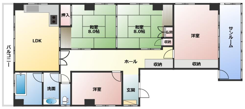 村上ビルの間取り