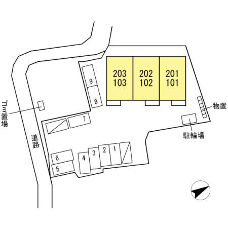 メゾン・ド・クーネルの区画図