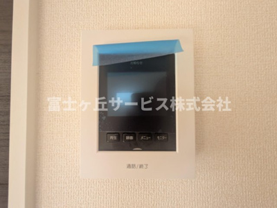 【セキュリティ】 | 豊橋市一色町字西内張 新築一戸建て 3号棟 | TV付インターホンです