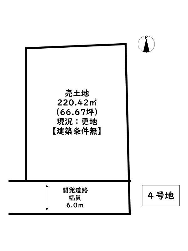 姫路市網干区浜田／8区画の土地図