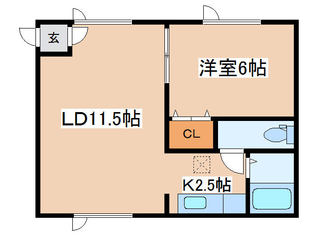 カトレアハイツの間取り