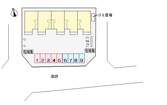 プロムナードの駐車場|駐車スペースもあります