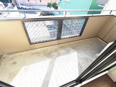 南東向きバルコニー