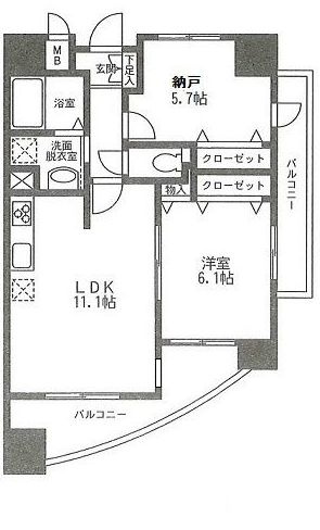 【間取り】 | エスペランサ　Ⅱ | 間取り