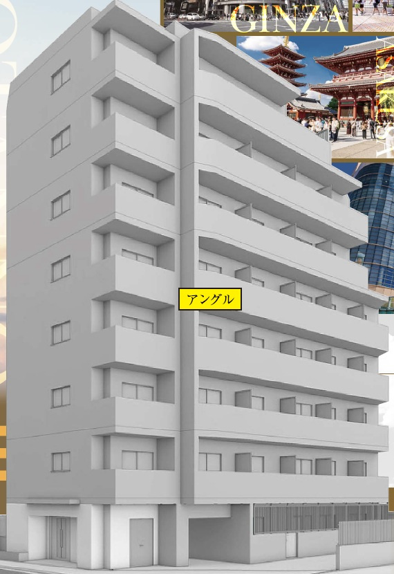 ユリカロゼ五反野Ⅲの外観パース