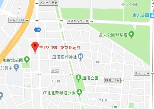 Ｇｒｅｅｎ Ｇａｂｌｅｓの地図