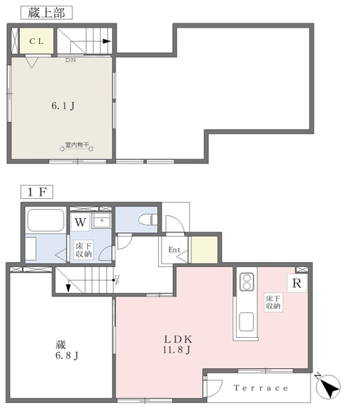 1LDKのお部屋♪