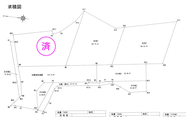 【土地図】 | 新造成地　矢野東7丁目　建築条件ナシ！