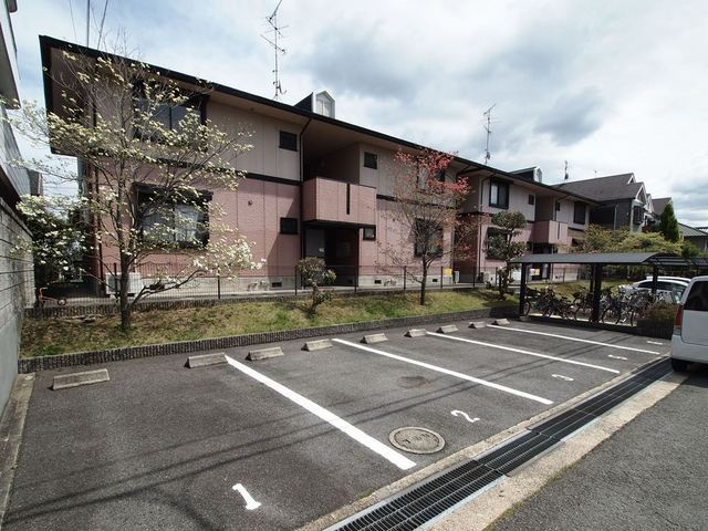 カサベルテの駐車場