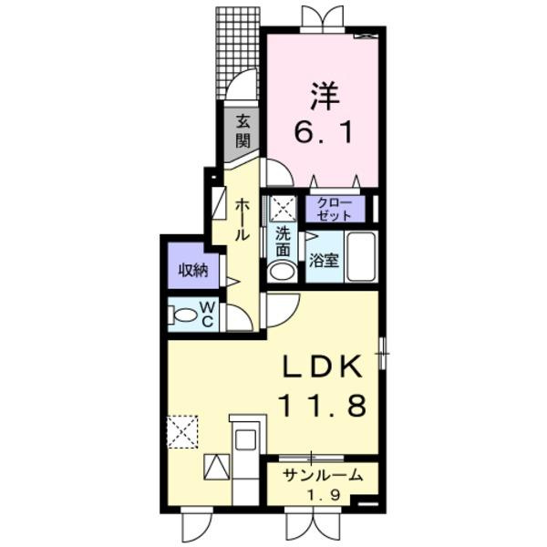 エクステーゼ　２の間取り