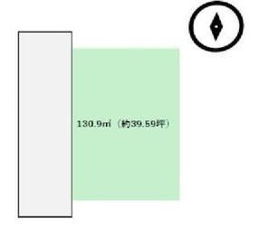 和歌山市新在家　土地の土地図