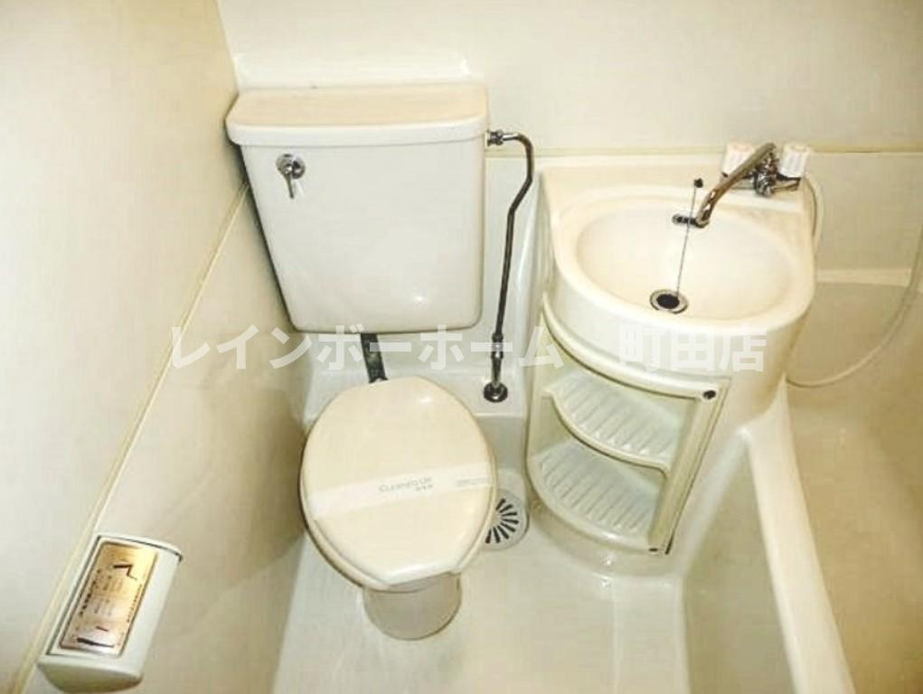 パークハイツ中島２※初期費用分割あと払いサービス利用可能物件のトイレ