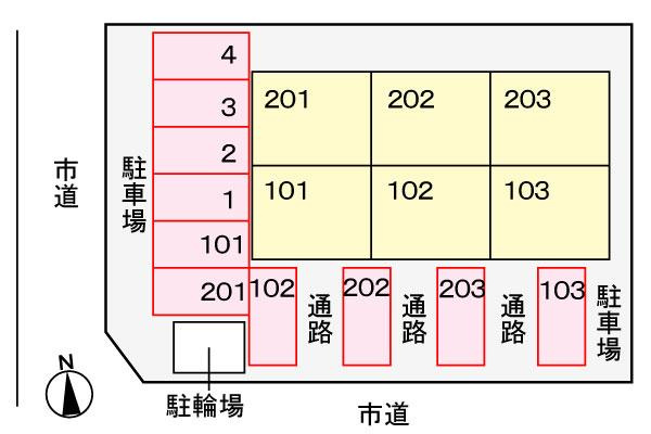 Ｎｅｏ Ｃａｐｅの区画図