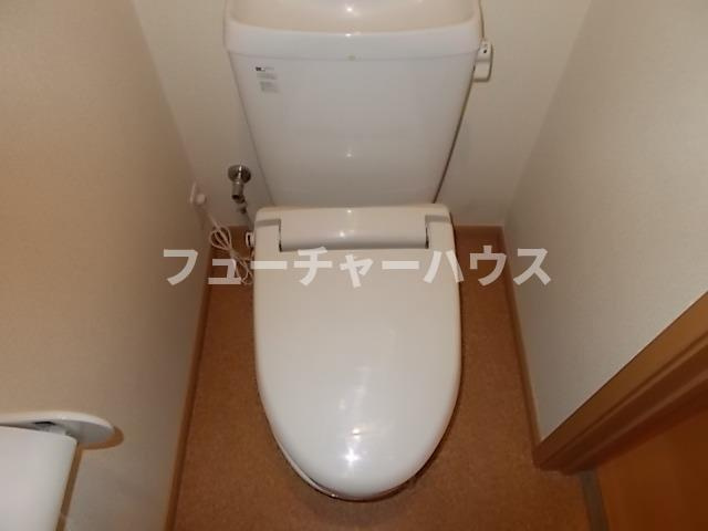 アルメリアＡのトイレ|ゆったりとした空間のトイレです
