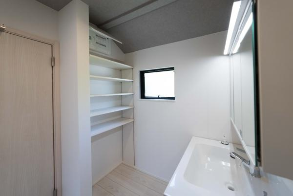 横浜市神奈川区羽沢南２丁目の新築一戸建の独立洗面台