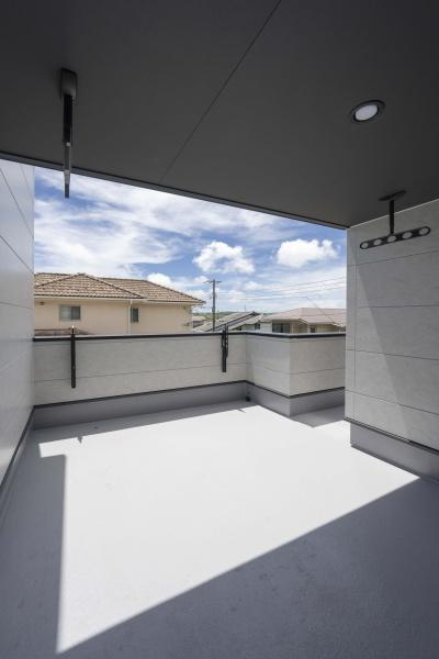 横浜市栄区庄戸１丁目の新築一戸建のバルコニー