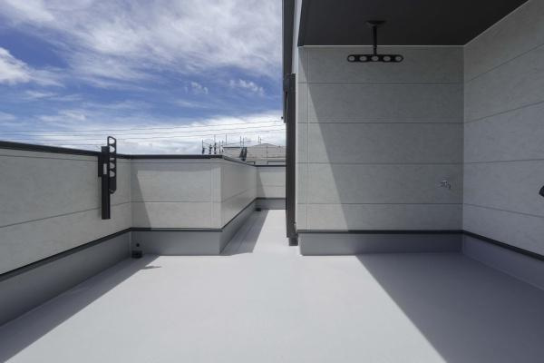 横浜市栄区庄戸１丁目の新築一戸建のバルコニー