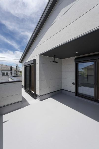 横浜市栄区庄戸１丁目の新築一戸建のバルコニー