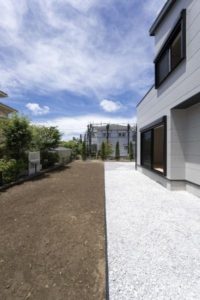 横浜市栄区庄戸１丁目の新築一戸建の庭