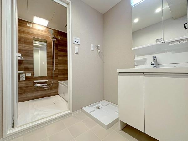 パークサイド保土ヶ谷の独立洗面台