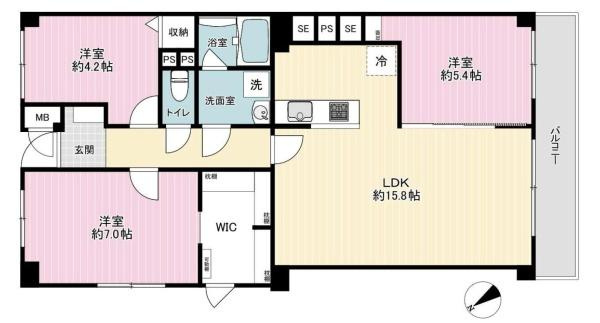 パークサイド保土ヶ谷の間取り