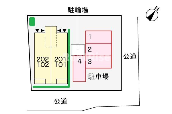メゾン・エスポワールの駐車場|駐車場