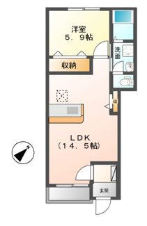 【間取り】 | Allez Crest Neo（アレ　クレスト　ネオ）