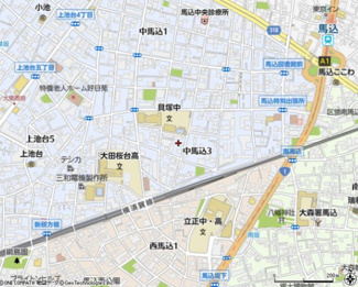 【地図】 | グリーンヒル中馬込 | グリーンヒル中馬込