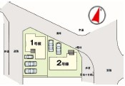 【区画図】 | LIGARE下都賀郡壬生町41期 | 2号棟/全2区画