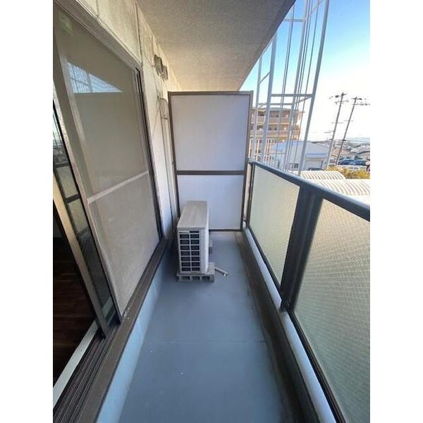 プレジール有瀬のバルコニー