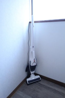 共有の掃除機完備。
