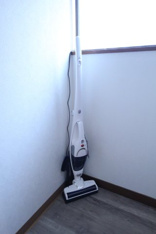 共有の掃除機完備。
