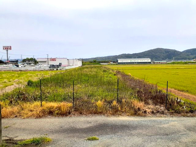 宇城市小川町北新田の売地の外観