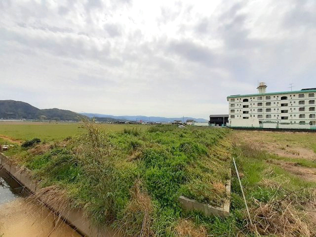 宇城市小川町北新田の売地の外観