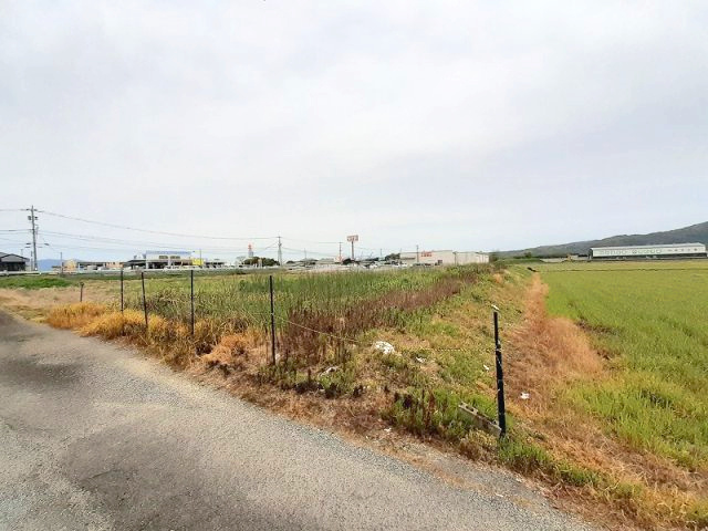 宇城市小川町北新田の売地の外観