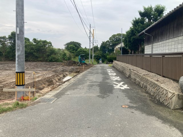 福岡市西区今宿上ノ原　売り土地【ブルーミングガーデン4号地】の外観|現地写真 2025年10月中旬　造成工事完了時期 2025年11月中旬予定