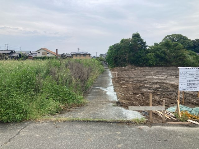 福岡市西区今宿上ノ原　売り土地【ブルーミングガーデン4号地】の外観|現地写真 2025年10月中旬　造成工事完了時期 2025年11月中旬予定