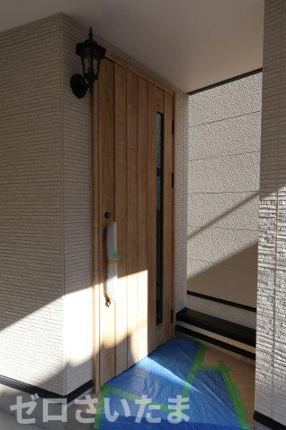 南区大谷場２丁目4-2(1号棟)新築一戸建ての玄関|撮影日 2025年10月23日 13:50 晴れ