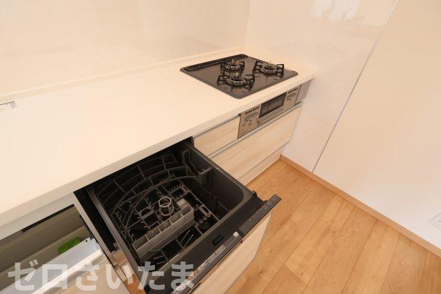 南区大谷場２丁目4-2(1号棟)新築一戸建てのキッチン|撮影日 2025年10月23日 13:50 晴れ