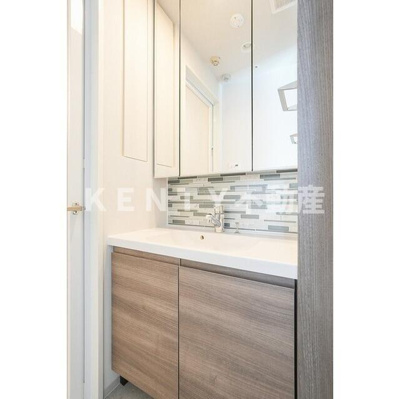 【洗面所】 | スタイリオ川崎 | ゆったりとスペースのある洗面所