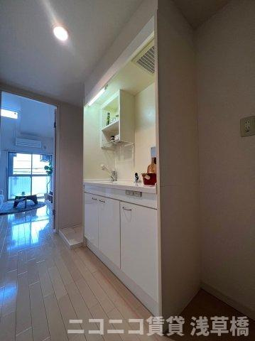 グローコート１のキッチン|別号室イメージの為、現状を優先致します。