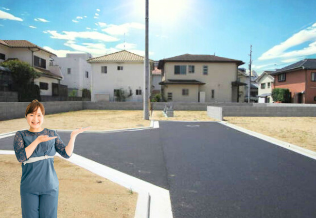 松山市吉藤２丁目の売地の外観|外はこのようになっています