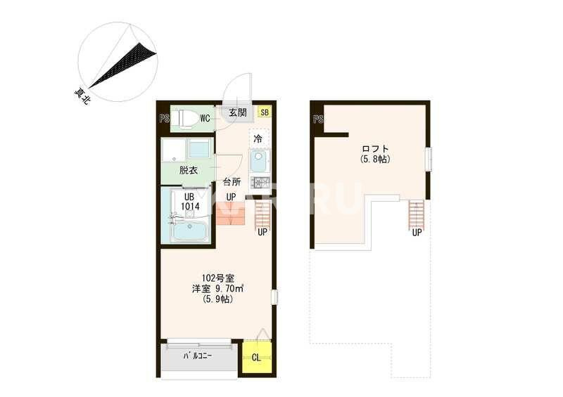NEXSTAGE大桐の間取り