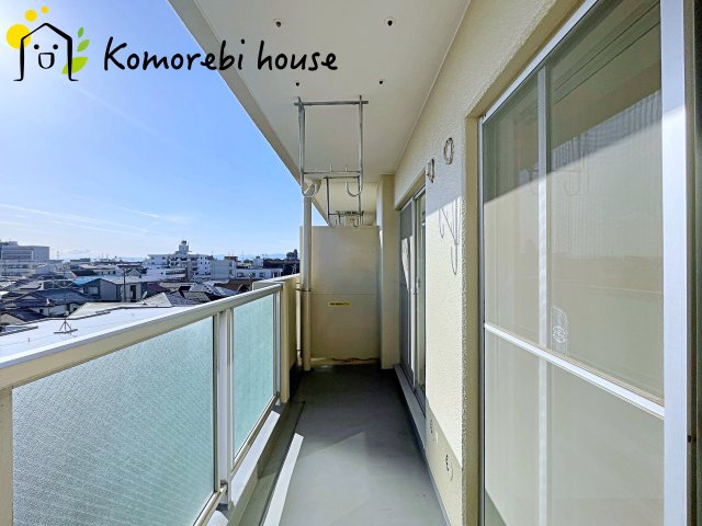 コスモ大宮日進のバルコニー|26.1.31撮影済み