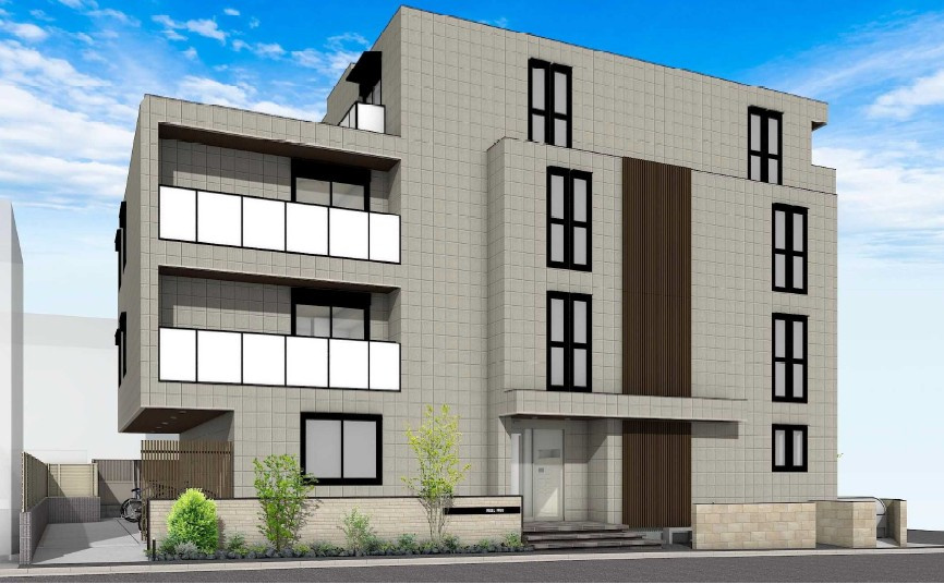 （仮称)）小山4丁目メゾンの外観パース