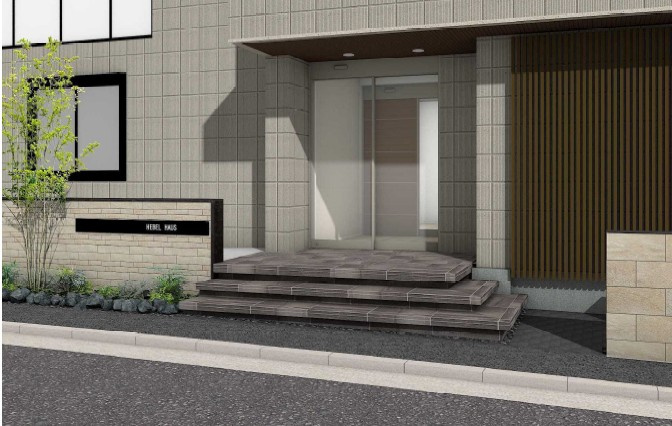 （仮称)）小山4丁目メゾンのエントランス